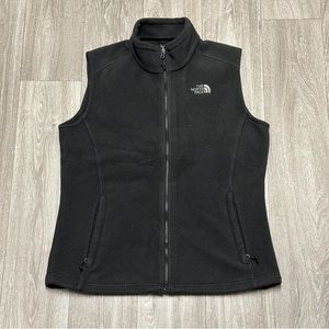 The North Face Black Full Zip Soft Cozy Fleece Sweater Vest